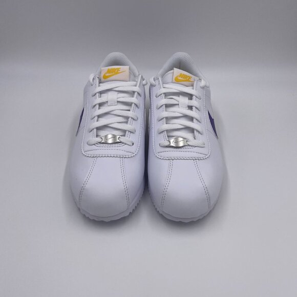 Nike Cortez White / Purple Women's Shoes - Picture 3 of 8